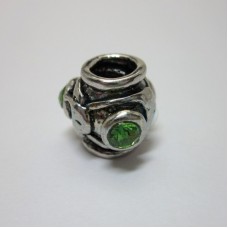Silver with Peridot Crystal